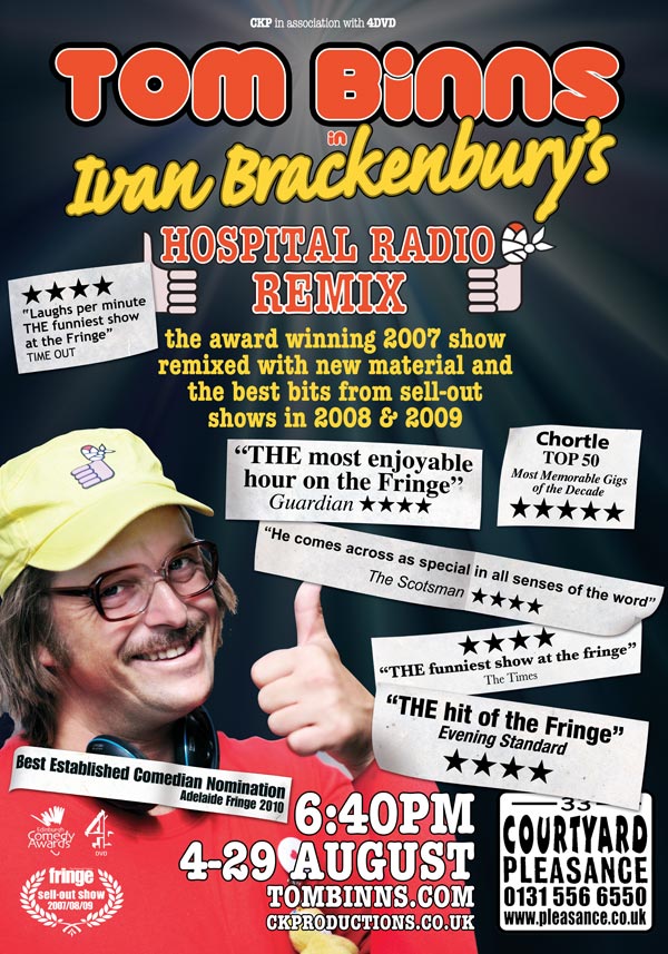 Ivan Brackenbury Edinburgh Flyer Poster Design